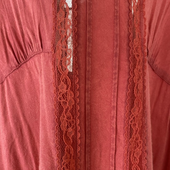 Vintage Rust Baby Doll Dress - Picture 9 of 9